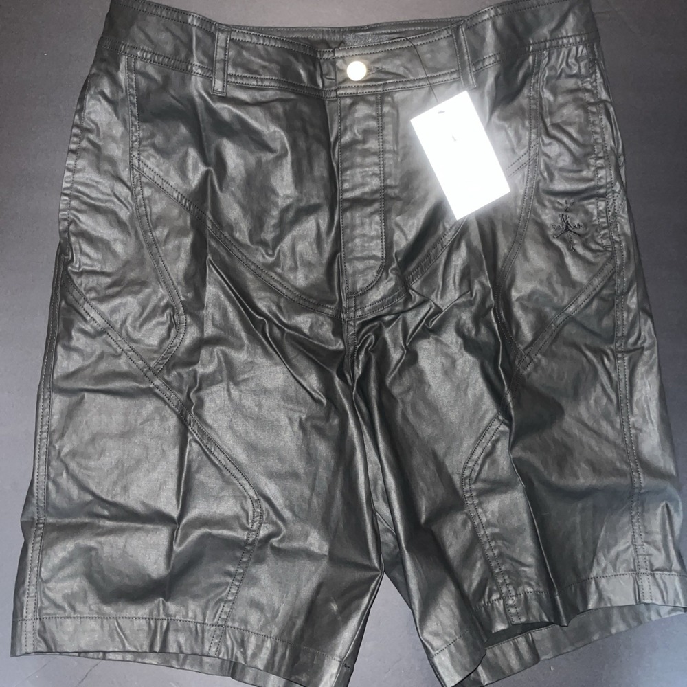Jordan x Cactus Jack Waxed Shorts Standard Fit Sz 34 Bk #DZ5477-010 Travis Scott
